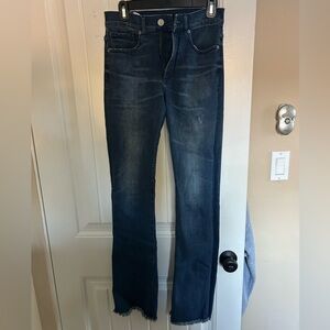 Express barley boot high rise jean size 4